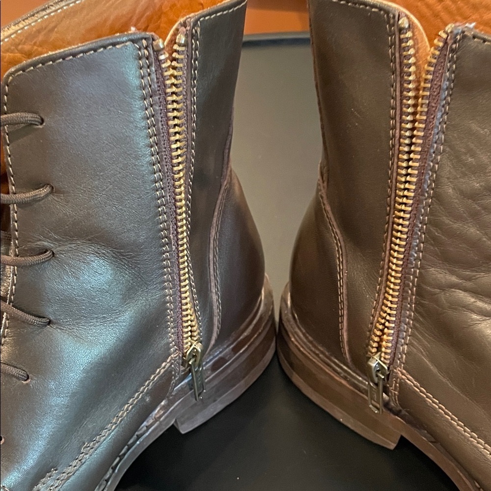 Men's Proxon Mich steel toed dark Brown Leather Boots - Picture 10 of 14